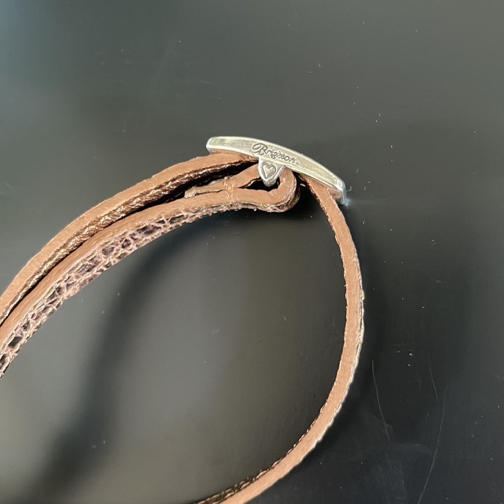 Brighton Bronze Croc Embossed Crossbody - Picture 6 of 10